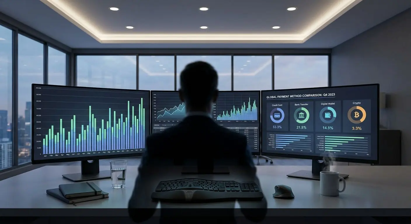 Analytické pracoviště autora se statistikami plateb