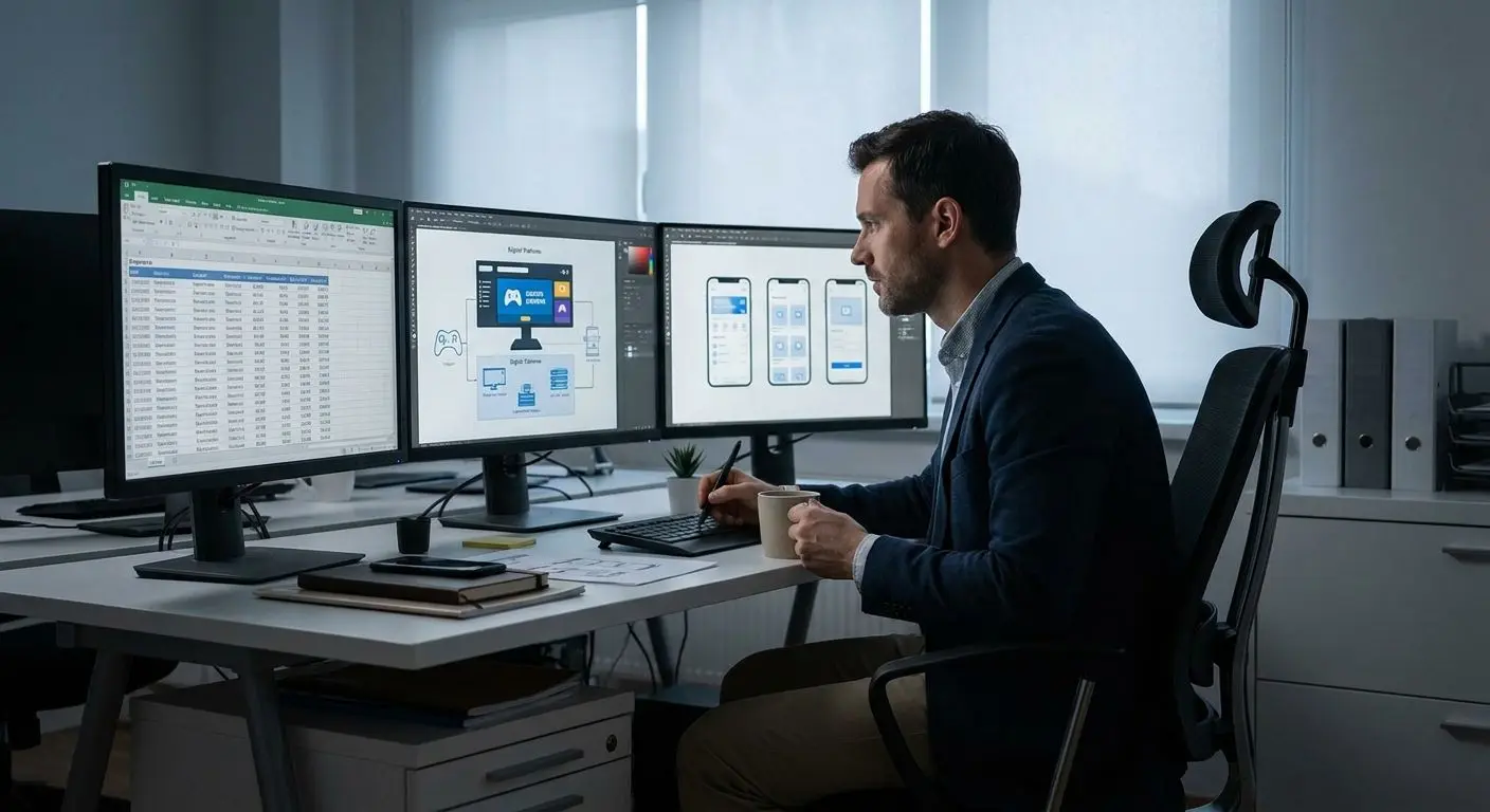 Analytik zkoumá data o online hrách a platebních metodách