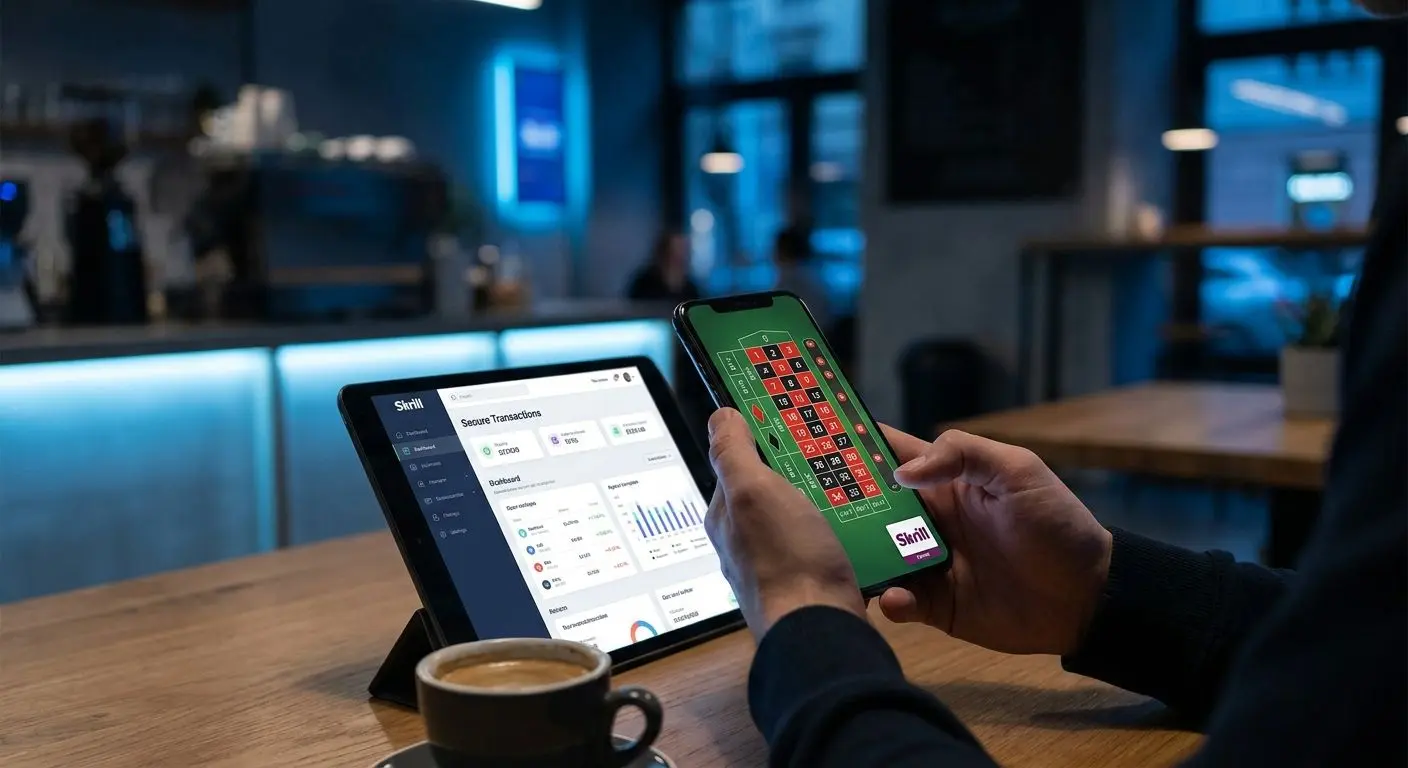 Mobilní hraní online rulety se Skrill na telefonu